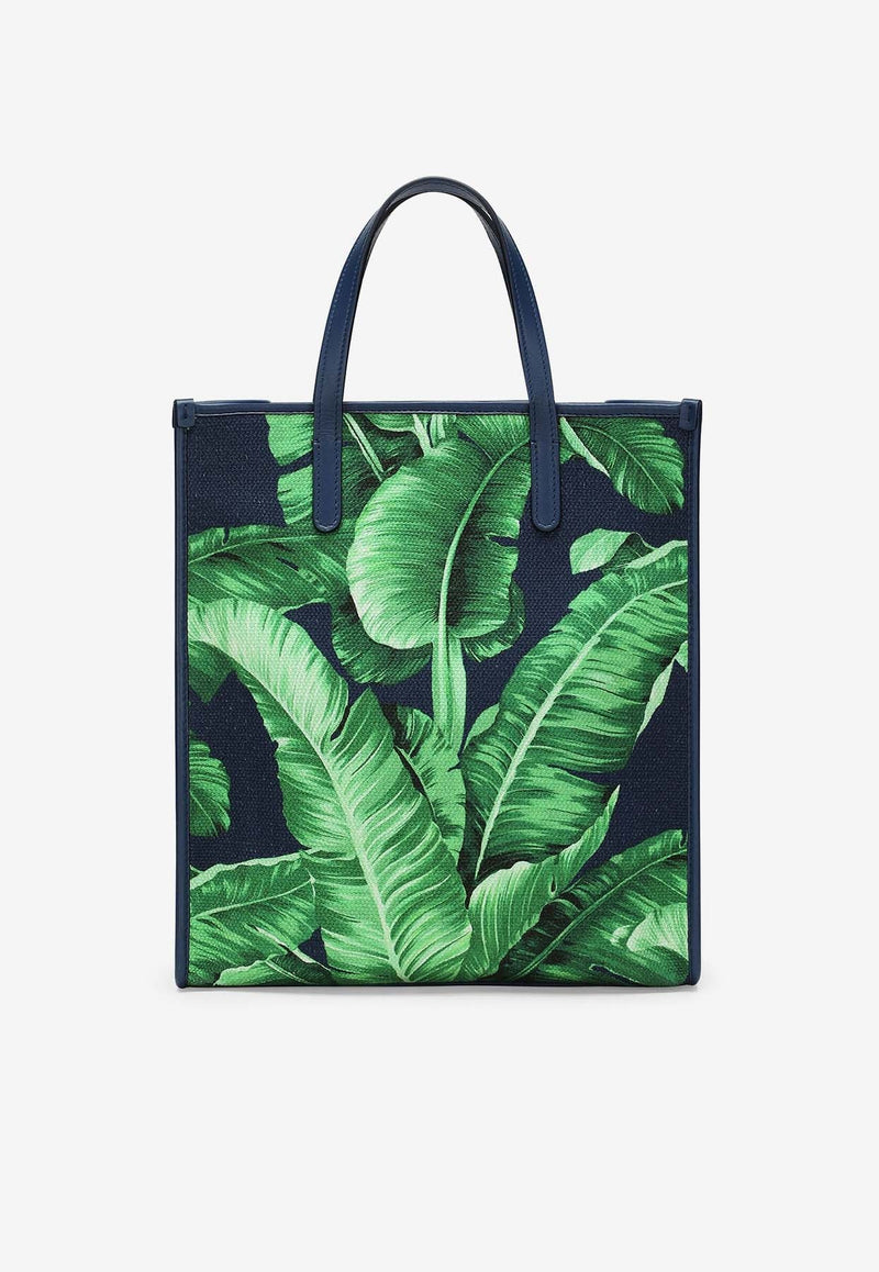 Small DG Milano Banana Print Tote Bag