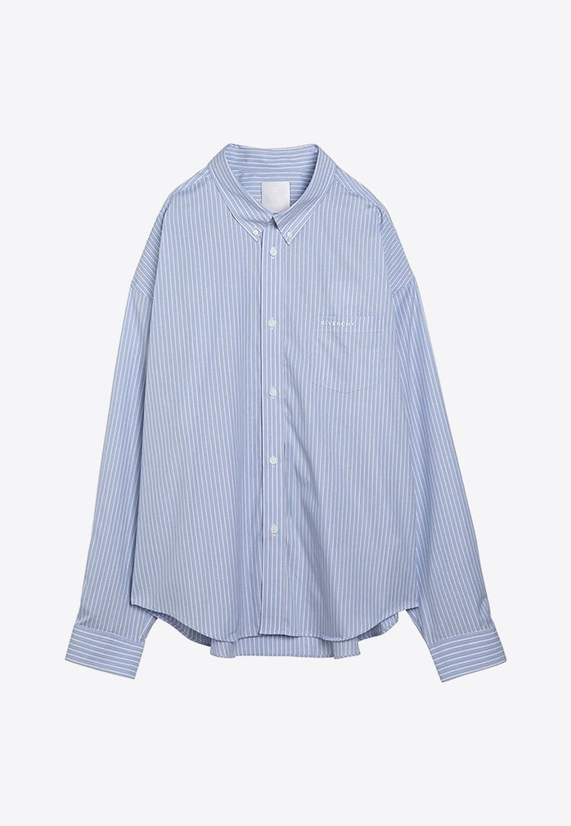 Striped Button-Down Shirt