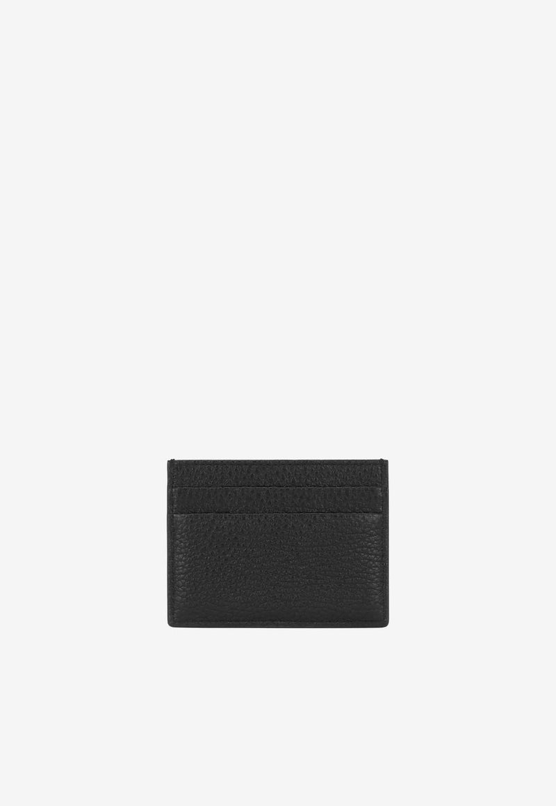 DG Logo Deerskin Print Leather Cardholder