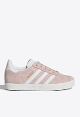 Girls Gazelle Low-Top Suede Sneakers