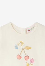 Baby Girls Cira Cherry-Printed T-shirt