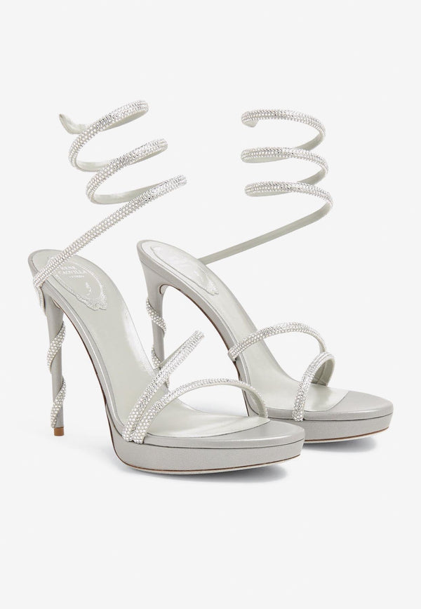 Margot 120 Crystal-Embellished Sandals