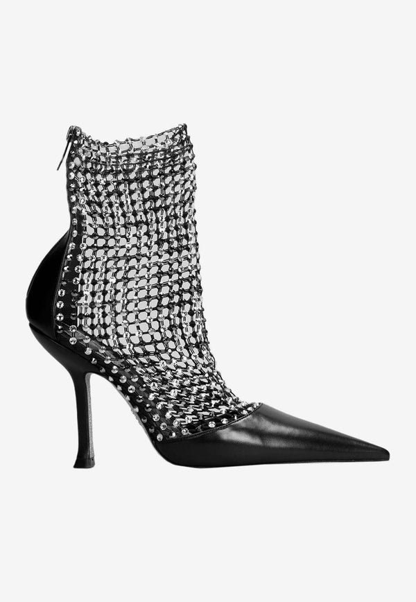 Galaxia 105 Crystal Mesh Ankle Boots