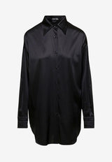 Long-Sleeved Silk Shirt