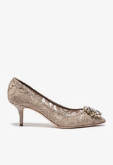 Bellucci 60 Taormina Lace Pumps with Crystal Detail