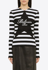 Logo-Print Striped Shirt