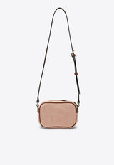 Ribbed Logo Shoulder Bag