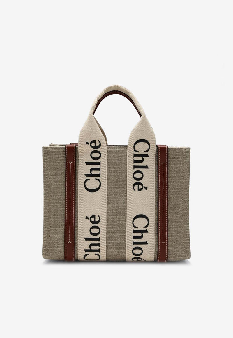 Small Woody Logo Tote Bag