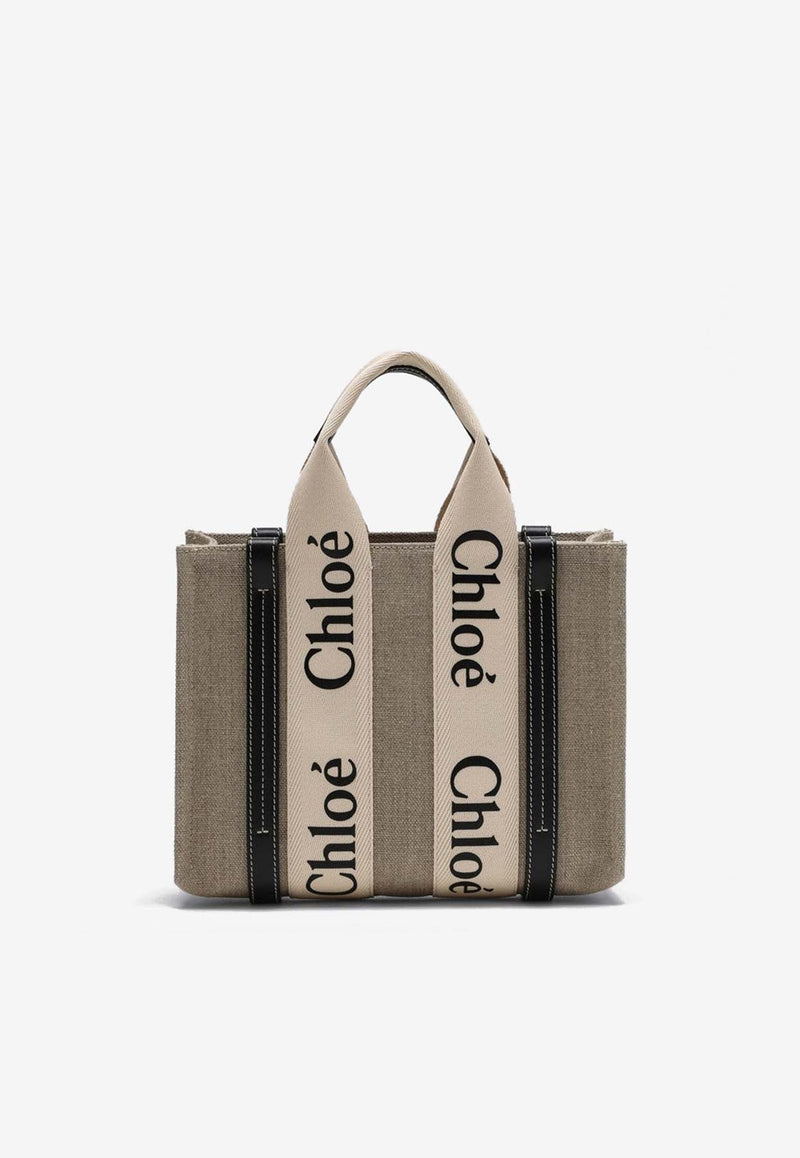 Small Woody Logo Tote Bag