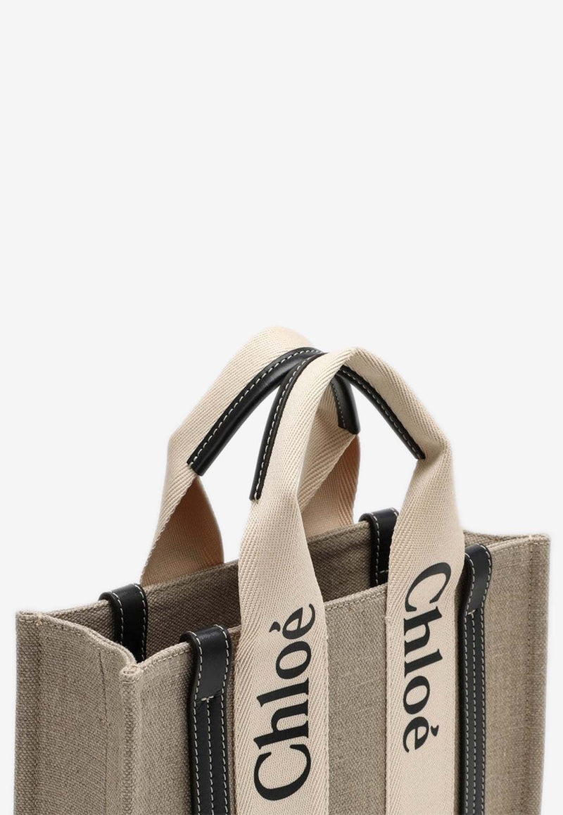 Small Woody Logo Tote Bag