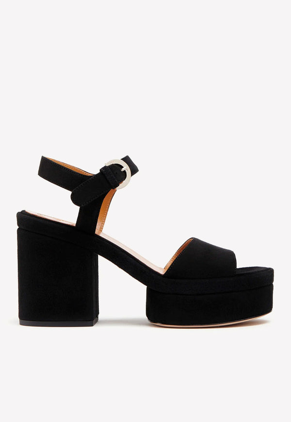 Odina 100 Leather Platform Sandals