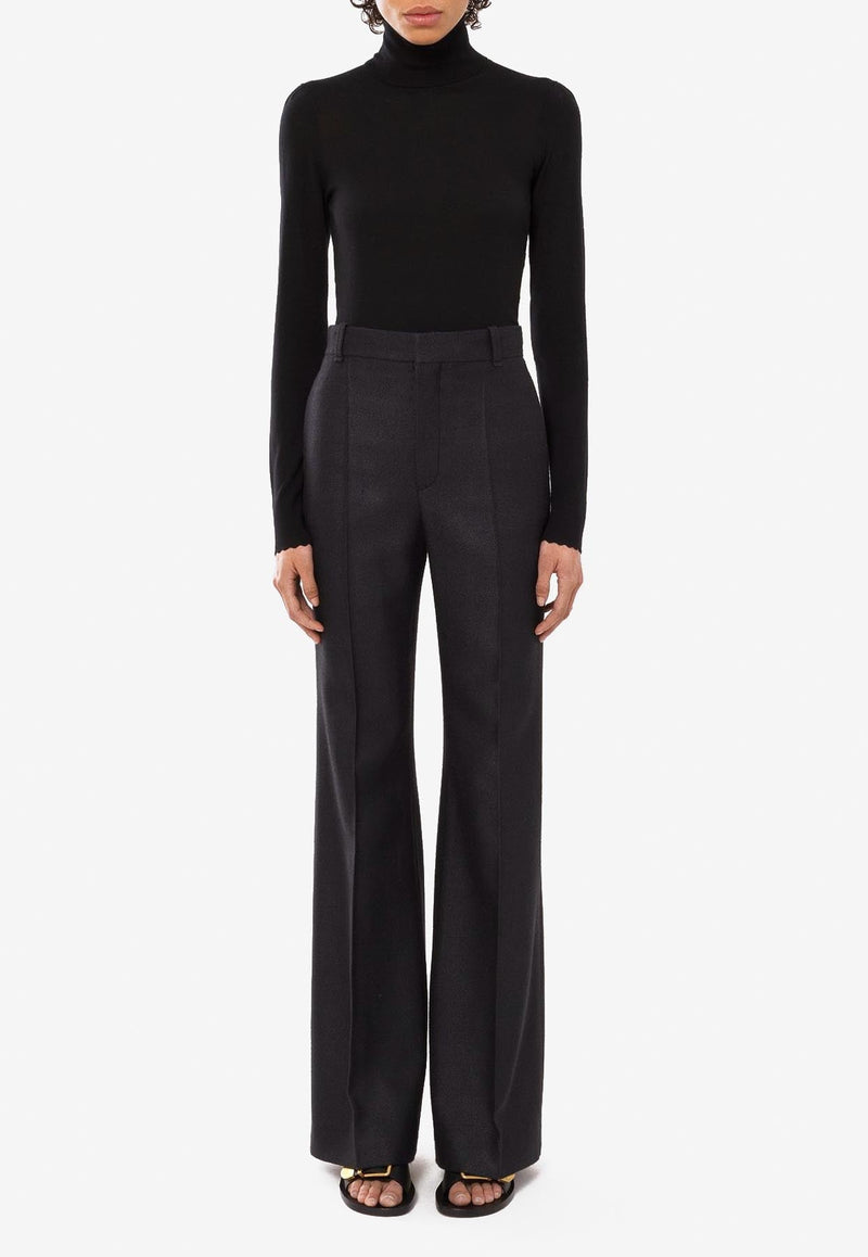 High-Waist Flared Pants