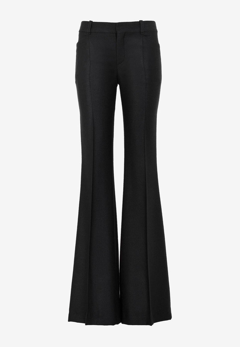 High-Waist Flared Pants