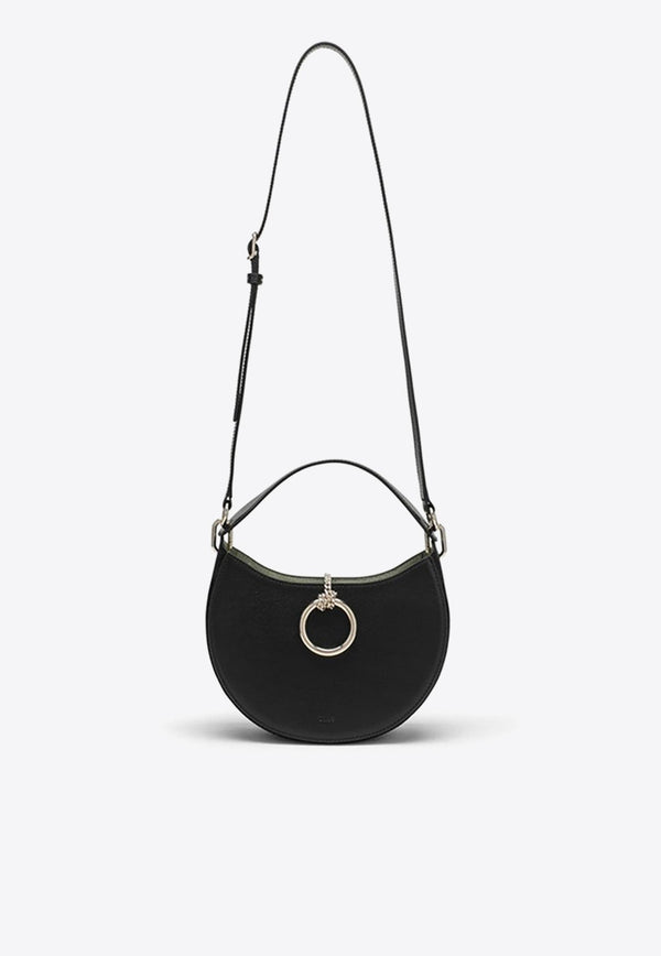 Small Arlène Leather Shoulder Bag