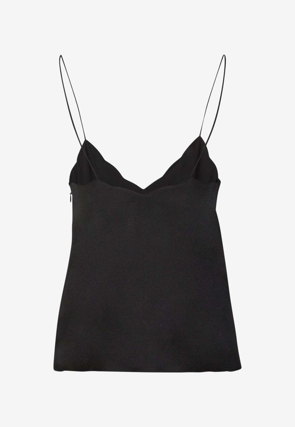 X Atelier Jolie Sleeveless Silk Top