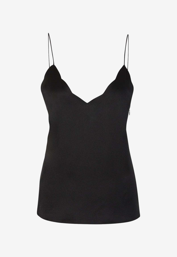 X Atelier Jolie Sleeveless Silk Top