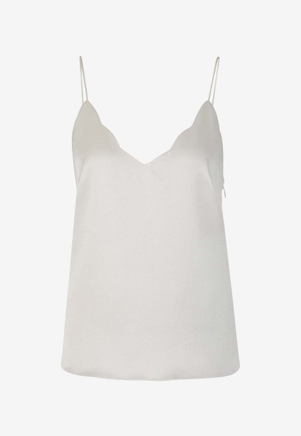 X Atelier Jolie Sleeveless Silk Top