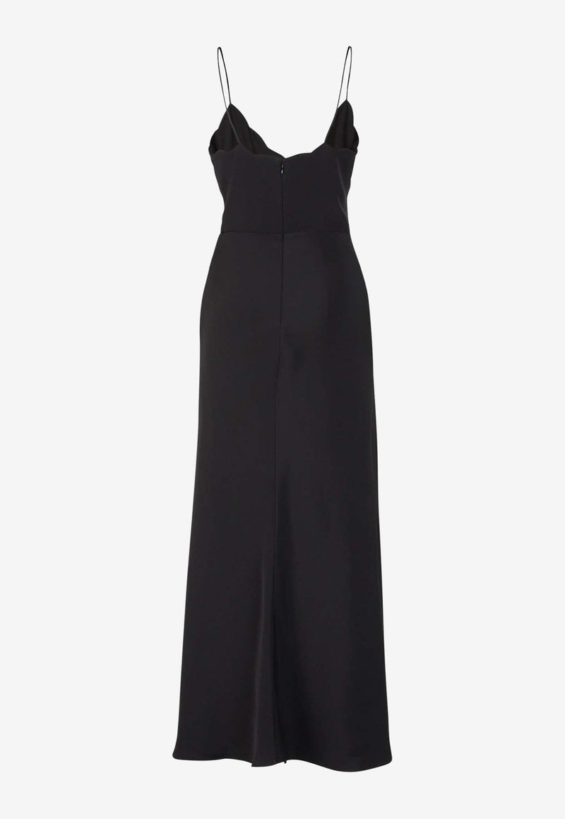 X Atelier Jolie Silk Maxi Dress