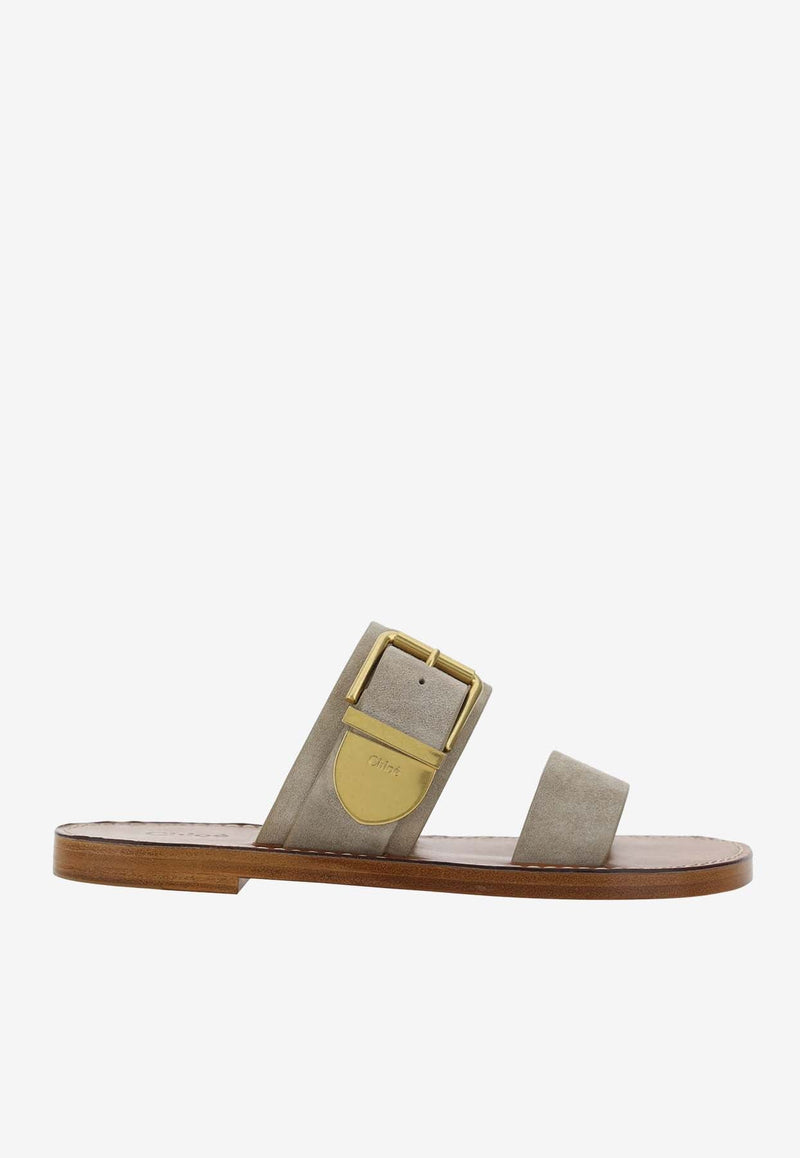 Rebecca Leather Slides