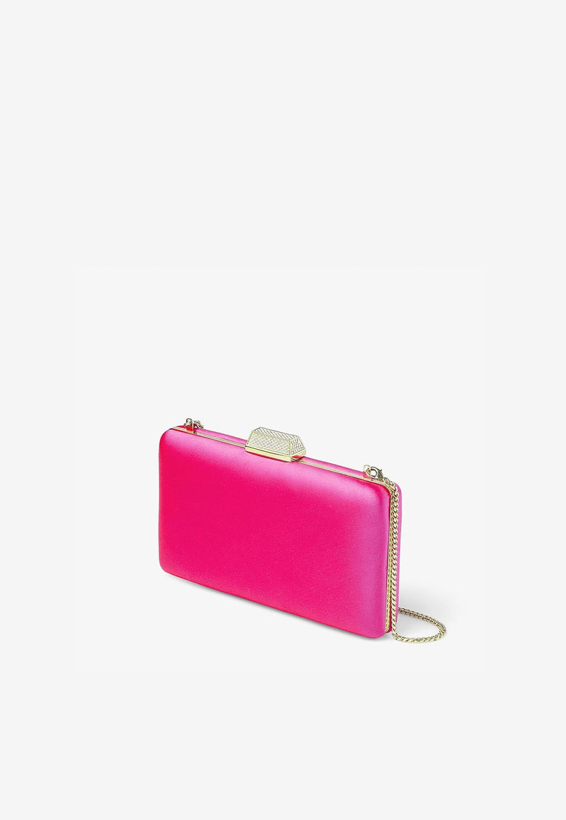 Small Clemmie Clutch in Satin