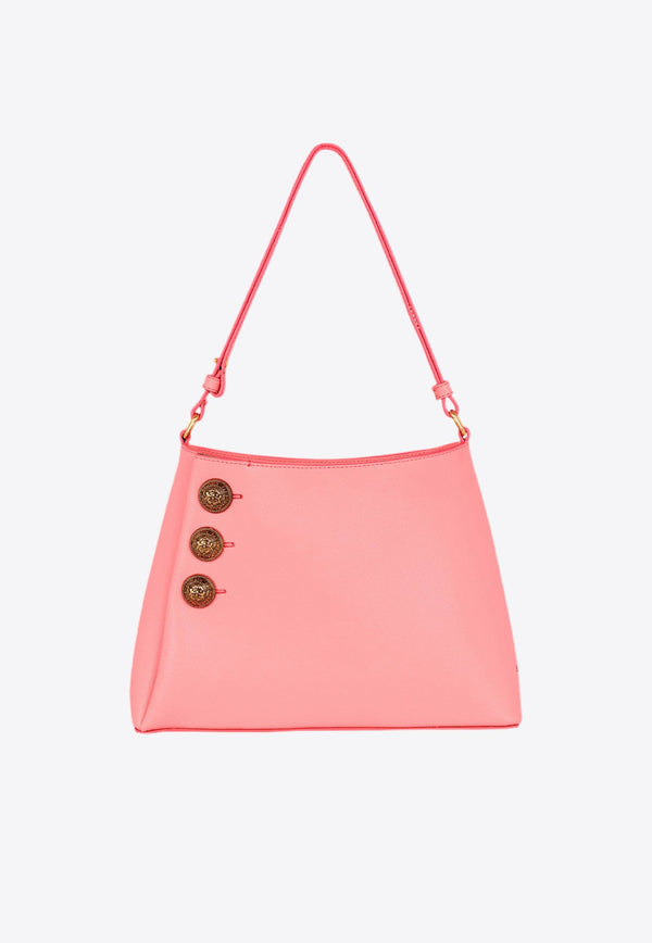 Embléme Grained Leather Shoulder Bag