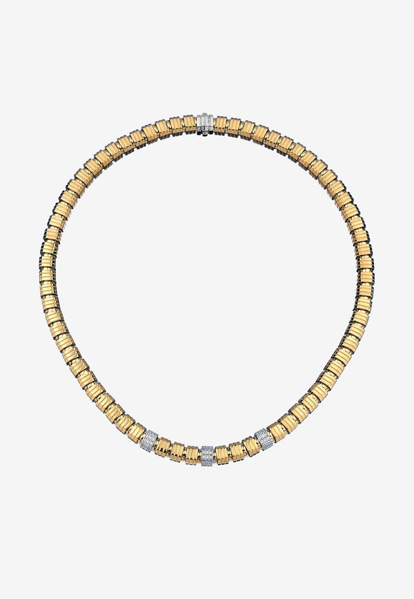 Candy 18-karat Yellow Gold Necklace with Diamonds