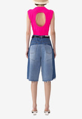 Denim Bermuda Shorts