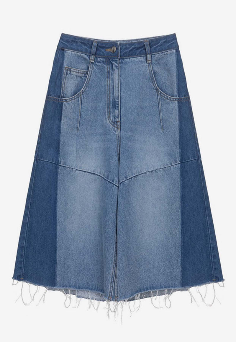 Denim Bermuda Shorts