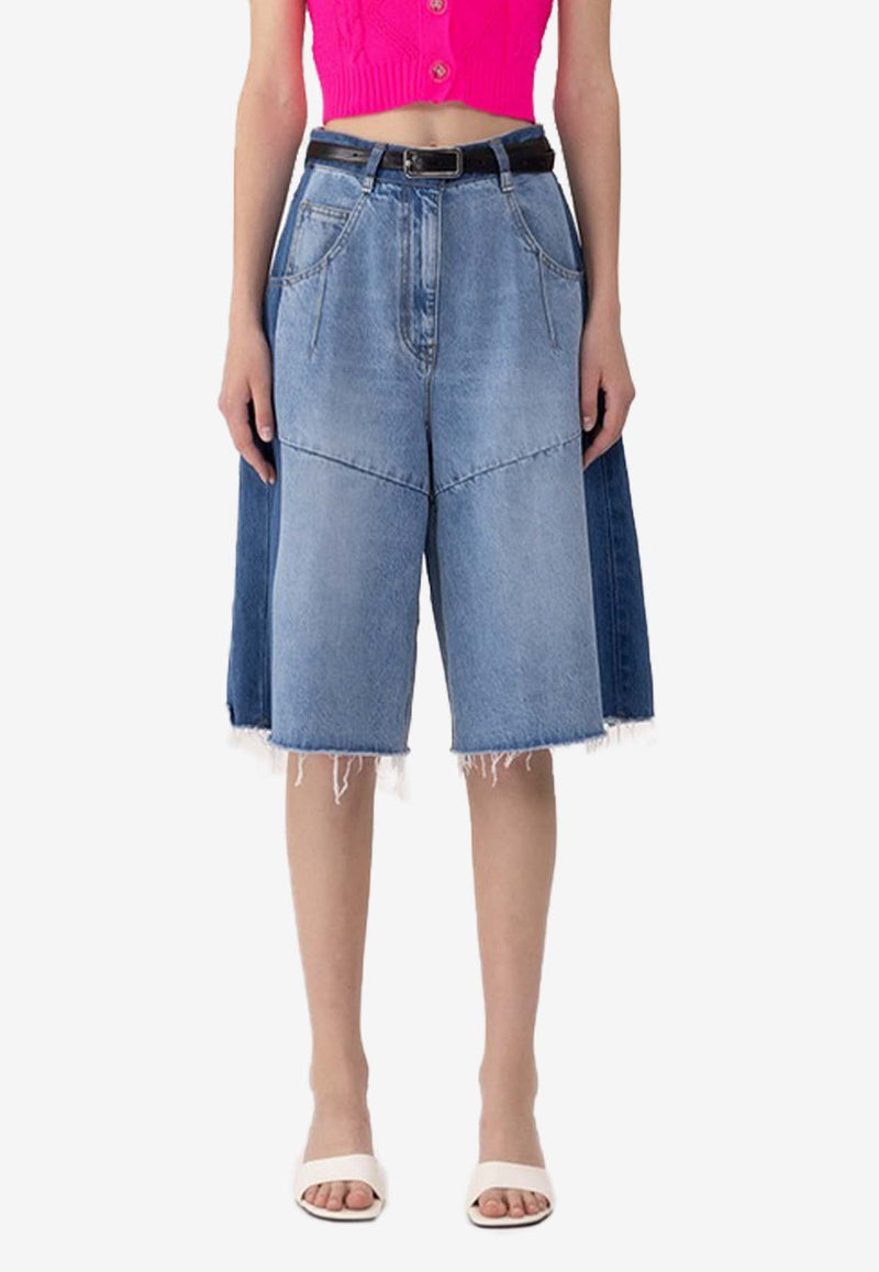 Denim Bermuda Shorts