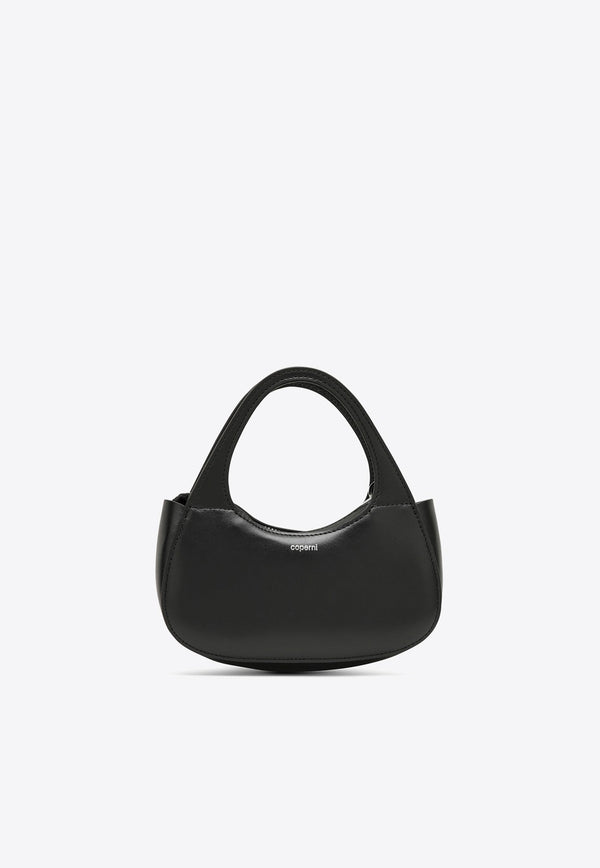 Micro Baguette Leather Swipe Bag