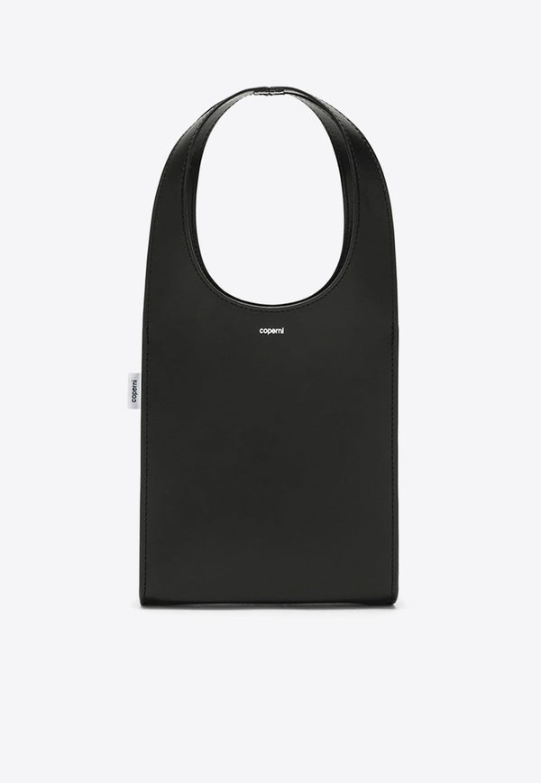Micro Swipe Leather Tote Bag
