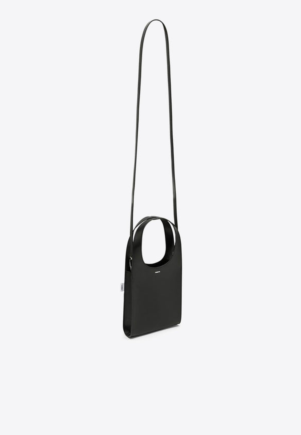 Micro Swipe Leather Tote Bag