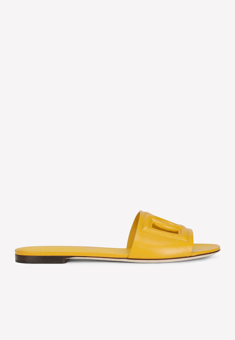 DG Logo Slides in Calf Leather