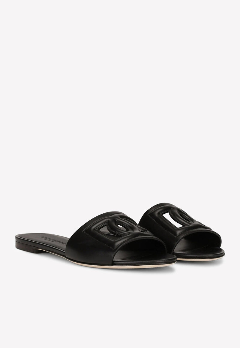 DG Logo Slides in Calf Leather