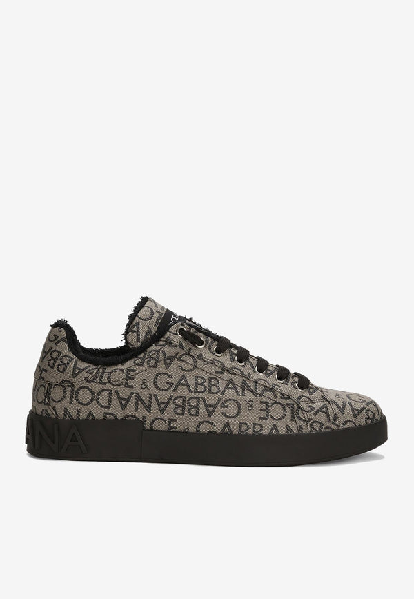 Jacquard Portofino Low-Top Sneakers