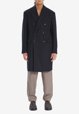 Double-Breasted Wool Coat