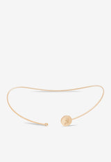 Me Oh Me Orange Courageous 18K Rose Gold Diamond Choker