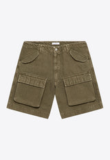 Washed-Out Cargo Shorts