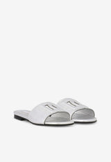 Girls DG Millennial Laminated Flat Sandals