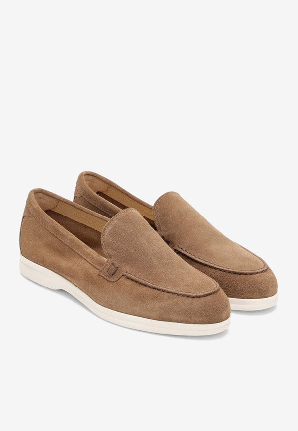 Suede Slip-On Loafers