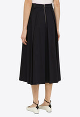 Flounced Henrique Midi Skirt