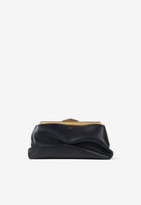 Diamond Frame Clutch in Calf Leather