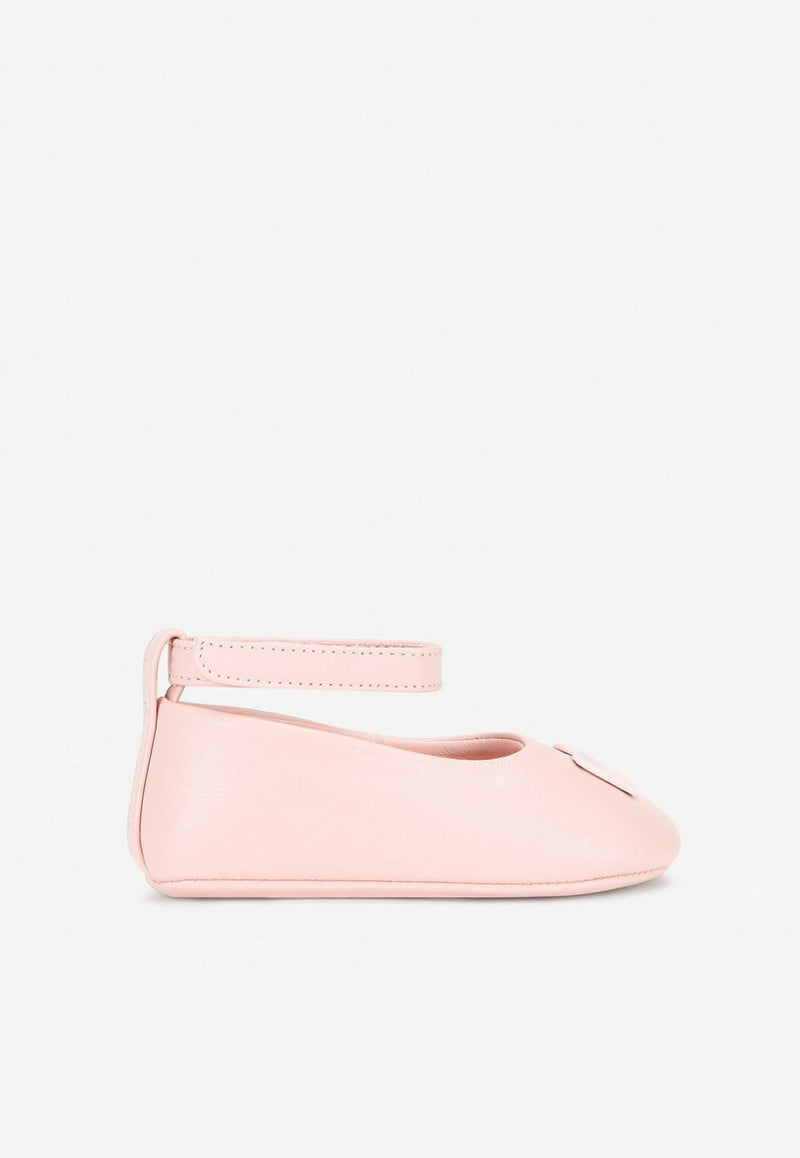 Baby Girls DG Ballet Flats in Nappa Leather