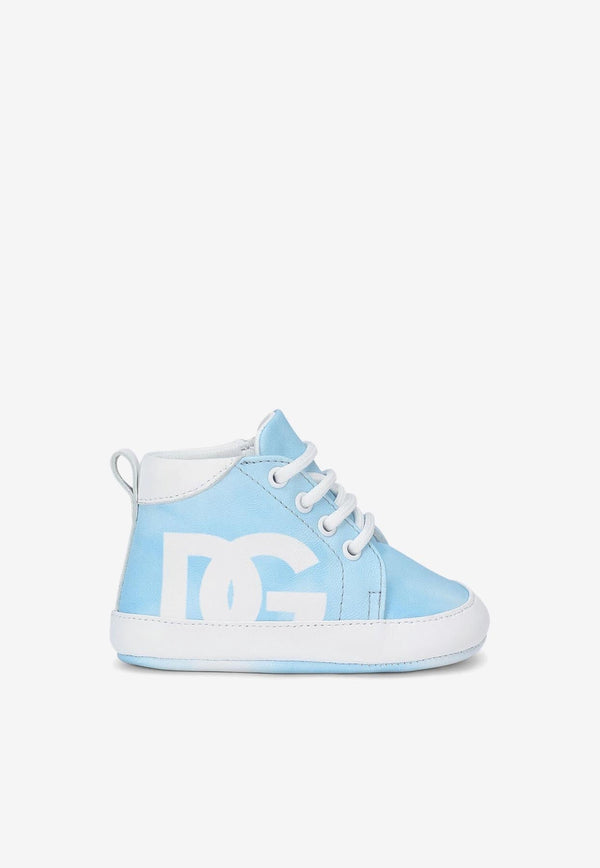 Babies High-Top Leather Sneakers