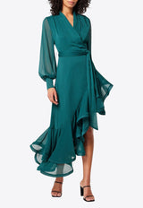 Genevieve Asymmetric Ruffled Dress