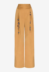 Nazar Beads Ruched Pants