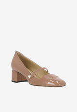 Elisa 45 Pumps in Patent and Nappa Leather