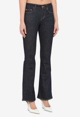 Basic Wide Leg Flared Jeans