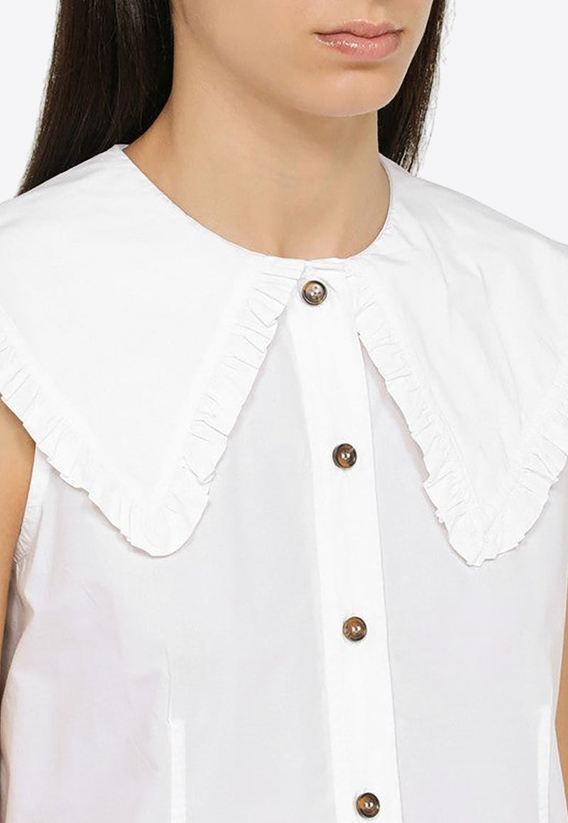 Puritan Collar Sleeveless Shirt