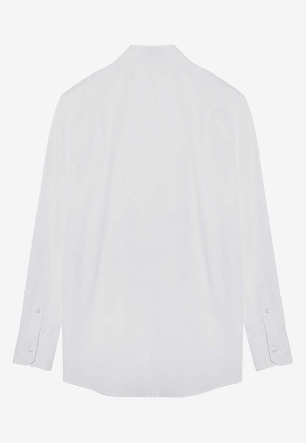 Long-Sleeved Poplin Shirt